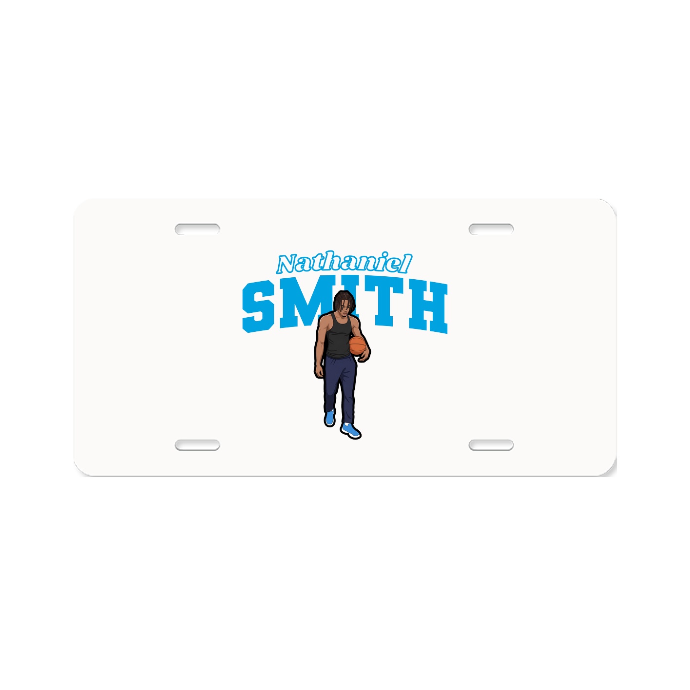 License Plate — Name Arch in Classic
