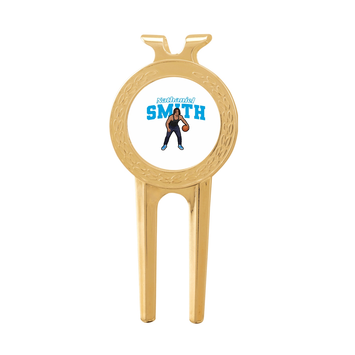 Divot Tool with Ball Marker — Name Arch in Classic