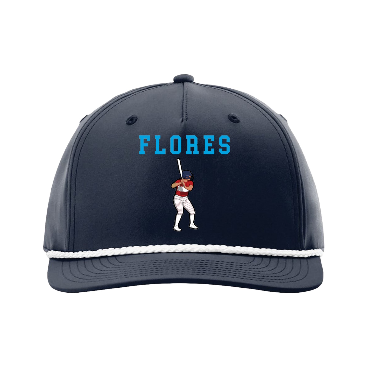 Five-Panel Classic Rope Cap — Shirsey in Navy