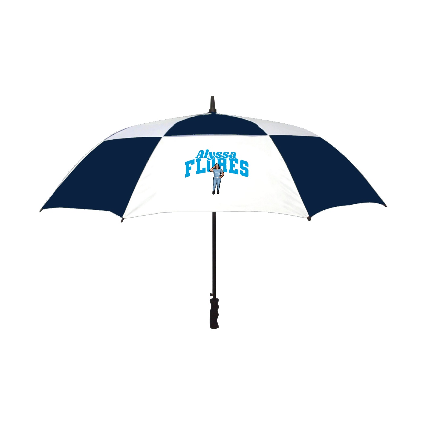 Golf Umbrella — Signature Arch in Navy