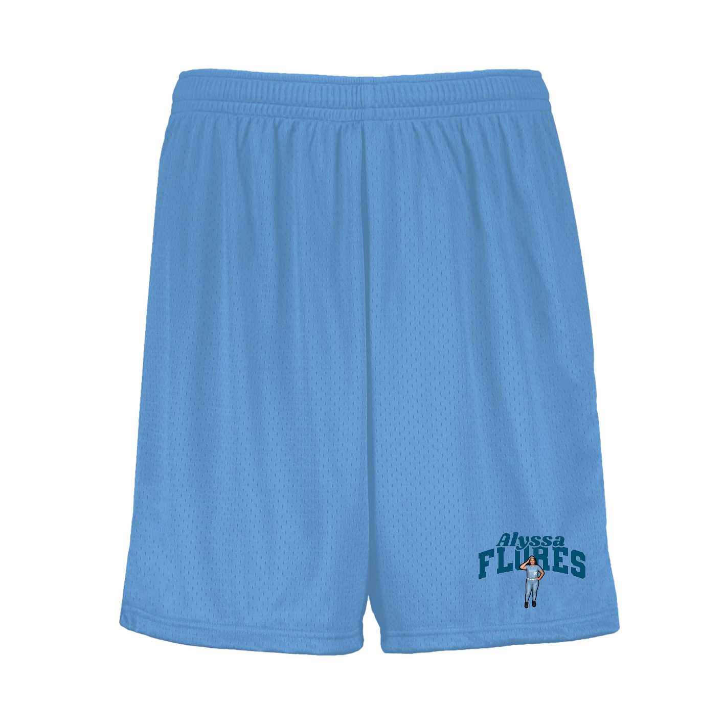 Shorts — Signature Arch in Light Blue