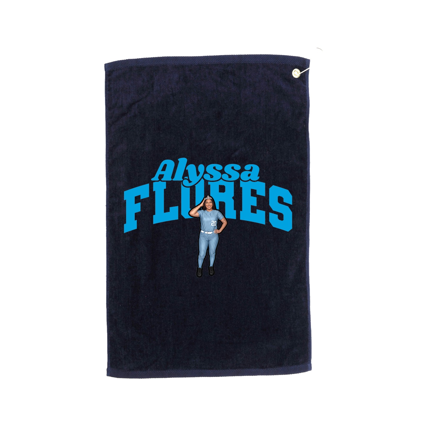 Golf Towel — Signature Arch in Navy