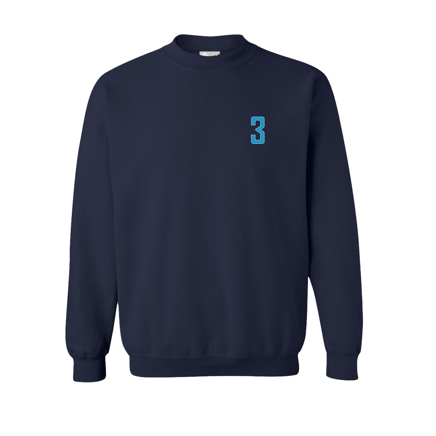 Fleece Crew — Front Shirsy in Navy