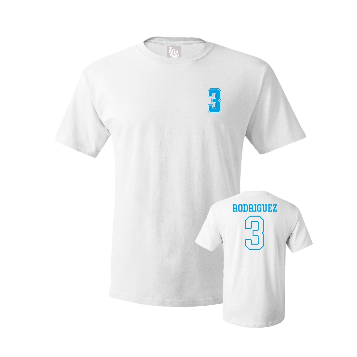 Tee — Chest Back in White