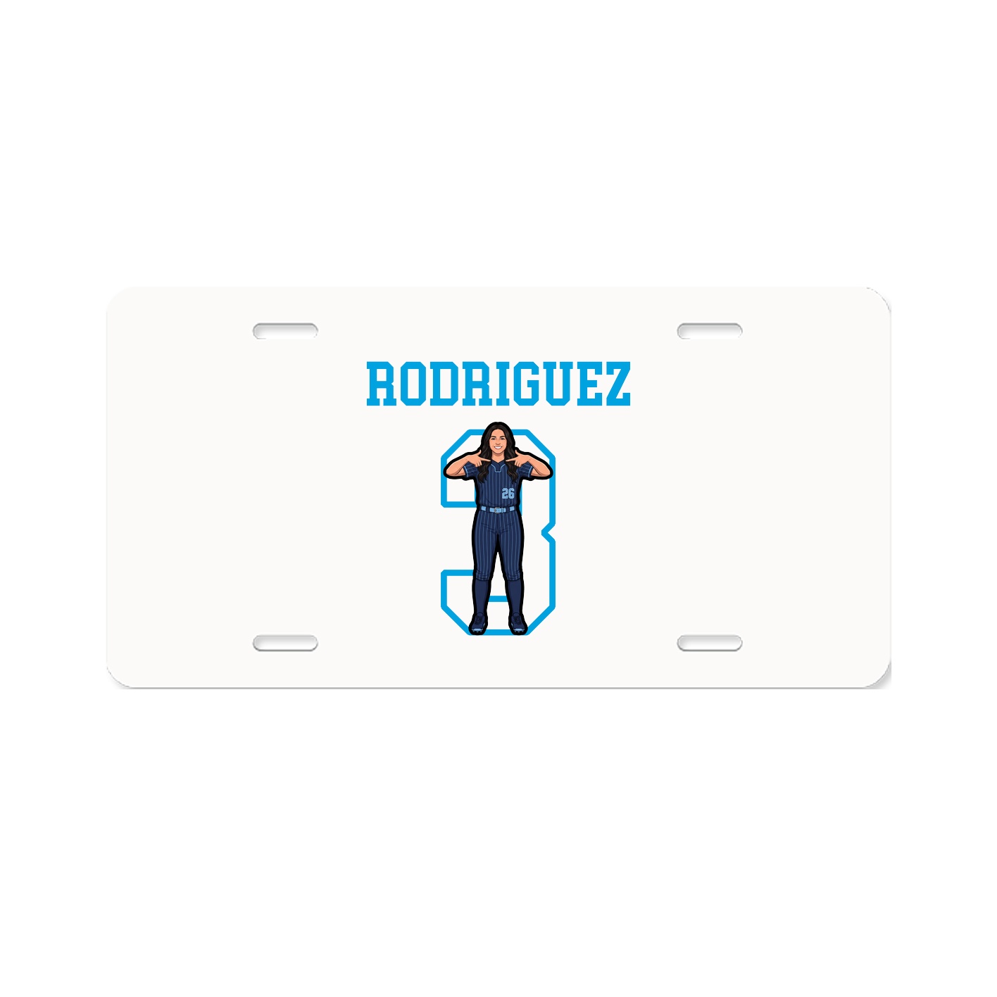 License Plate — Shirsey in Classic