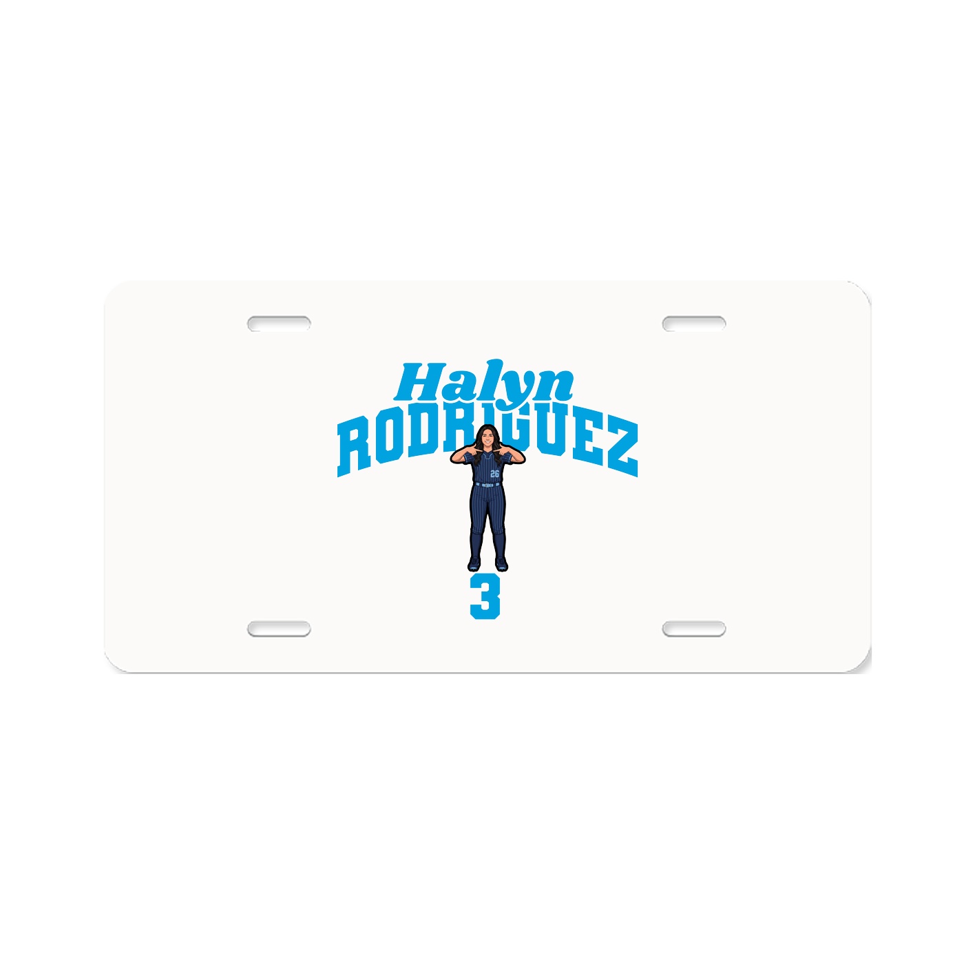 License Plate — Signature Arch in Classic
