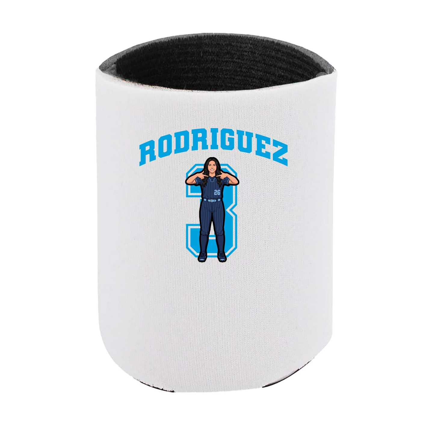 Can Holder — Number in White