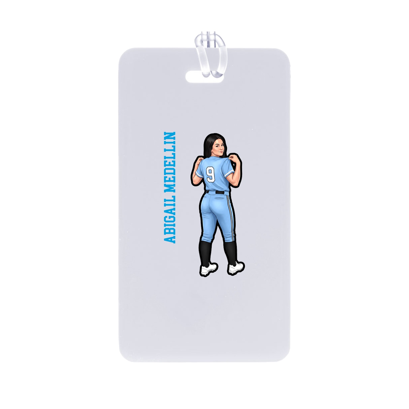 Bag Tag — Name Vertical in Classic