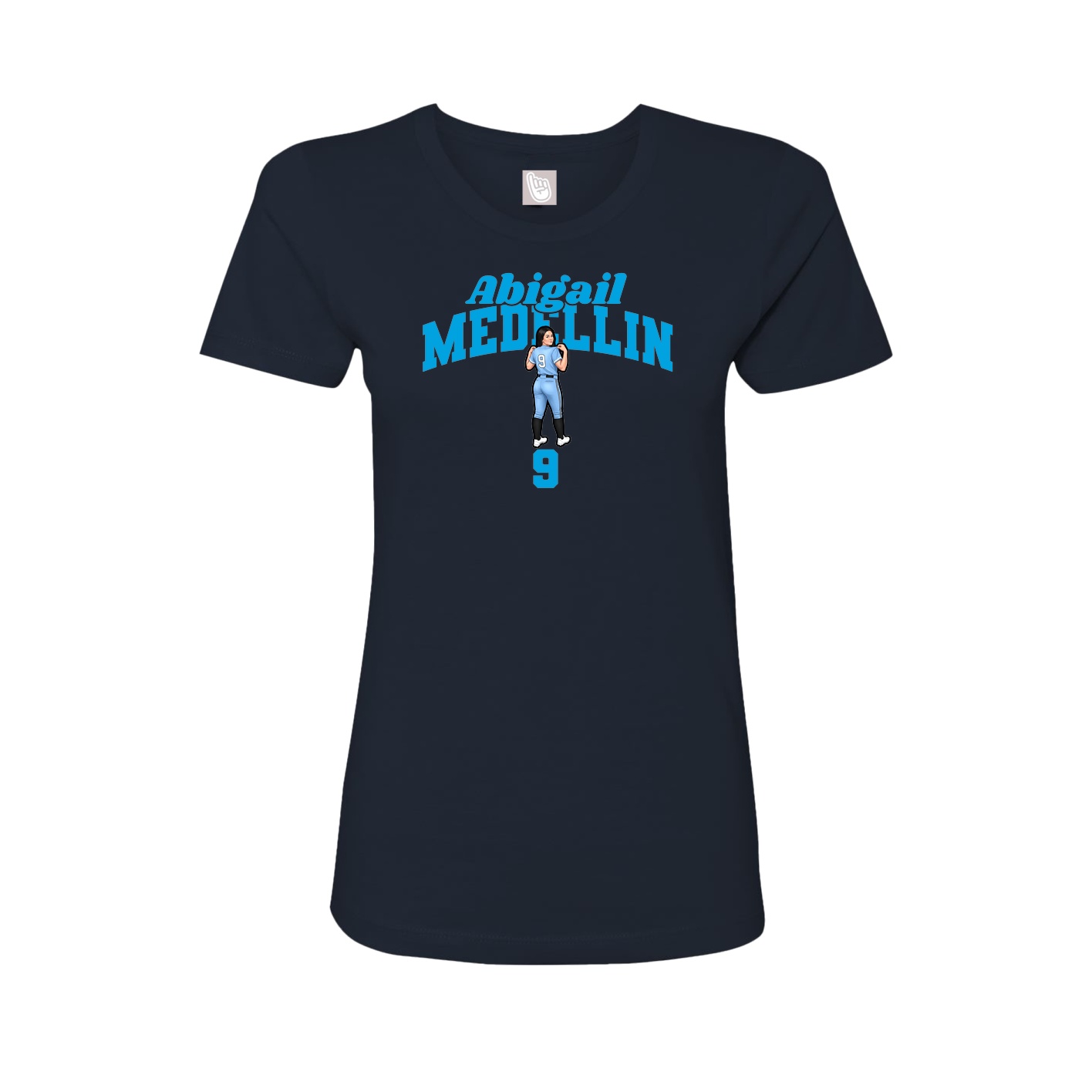 Womens Tee — Signature Arch in Navy
