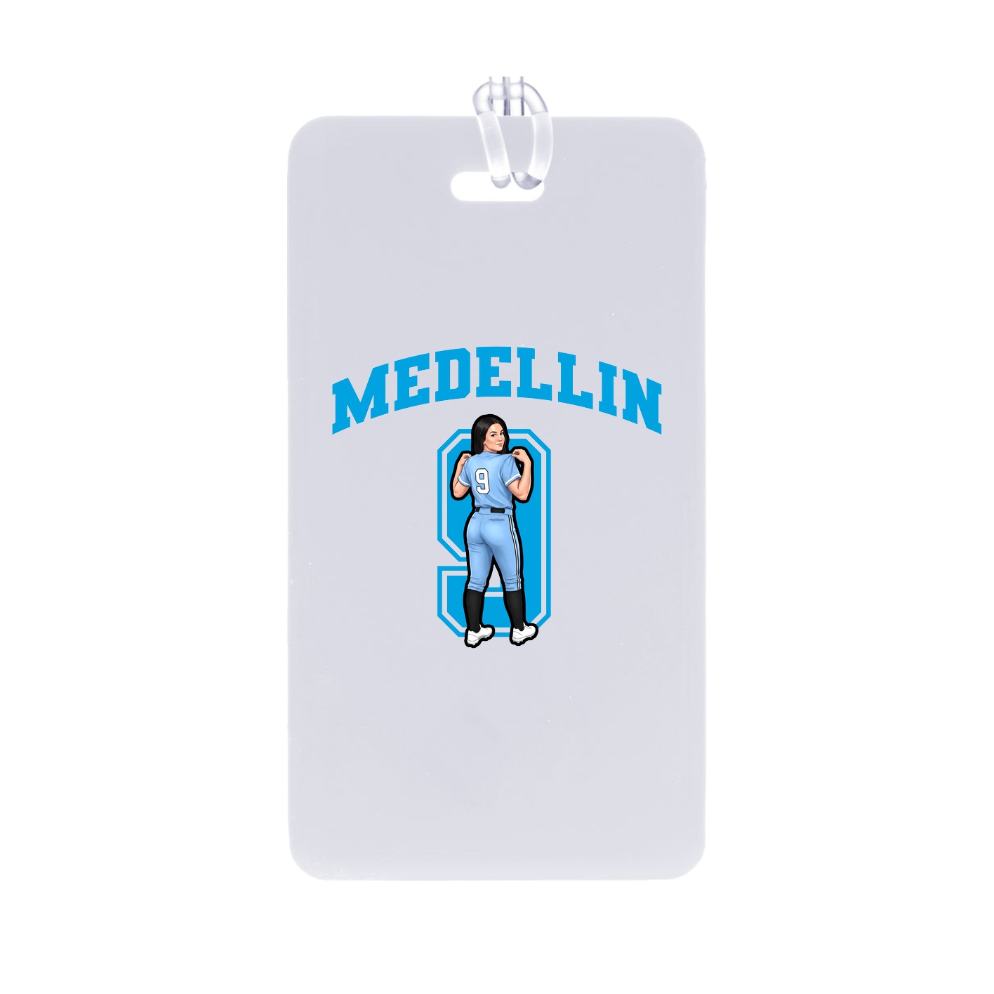 Bag Tag — Number in Classic