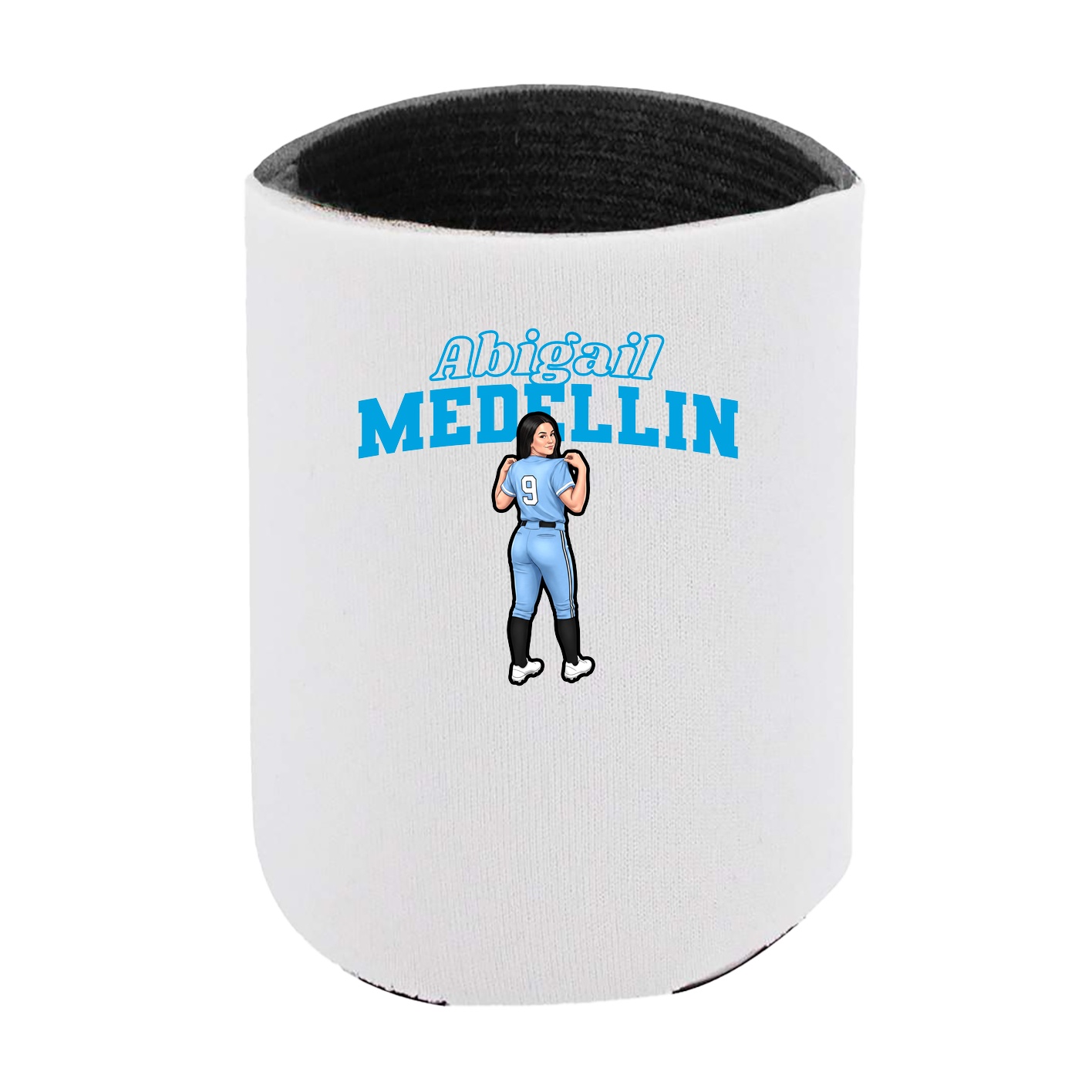 Can Holder — Name Arch in White