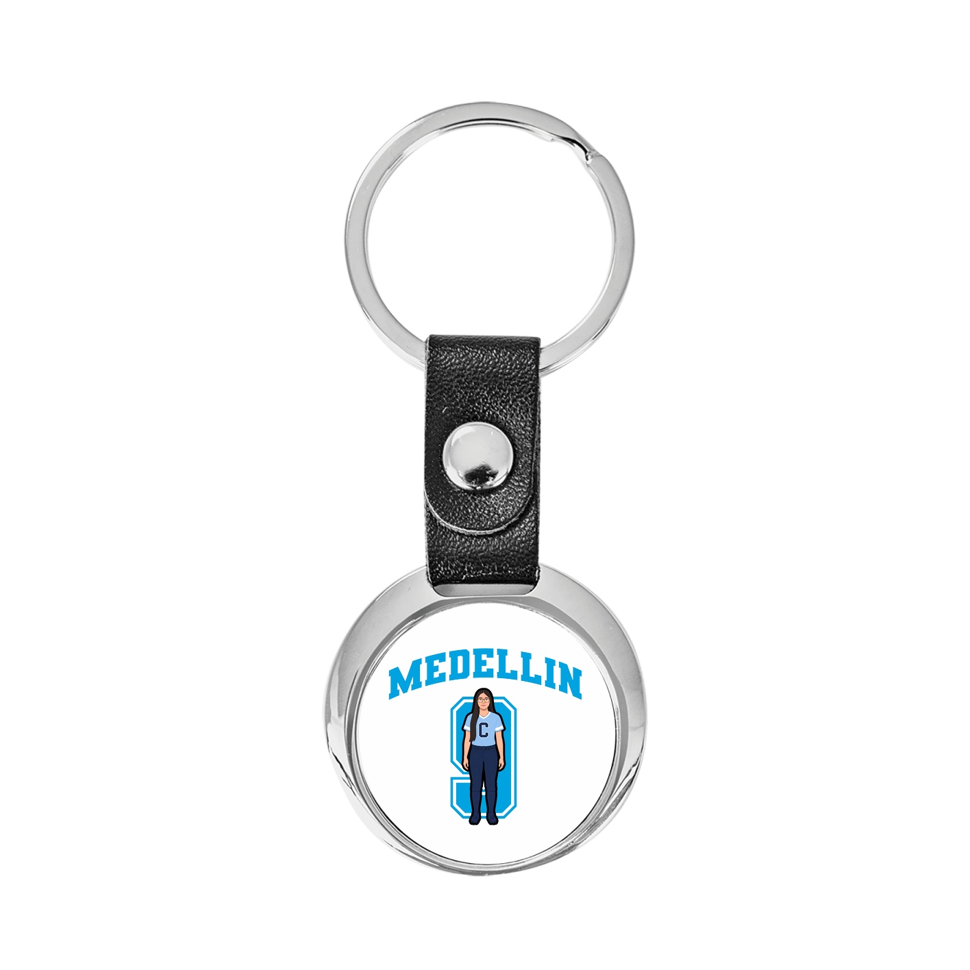 Key Chain — Number in Classic