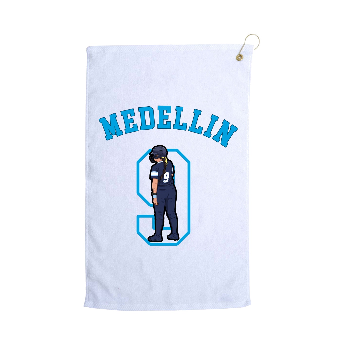 Golf Towel — Shirsey Arch in White