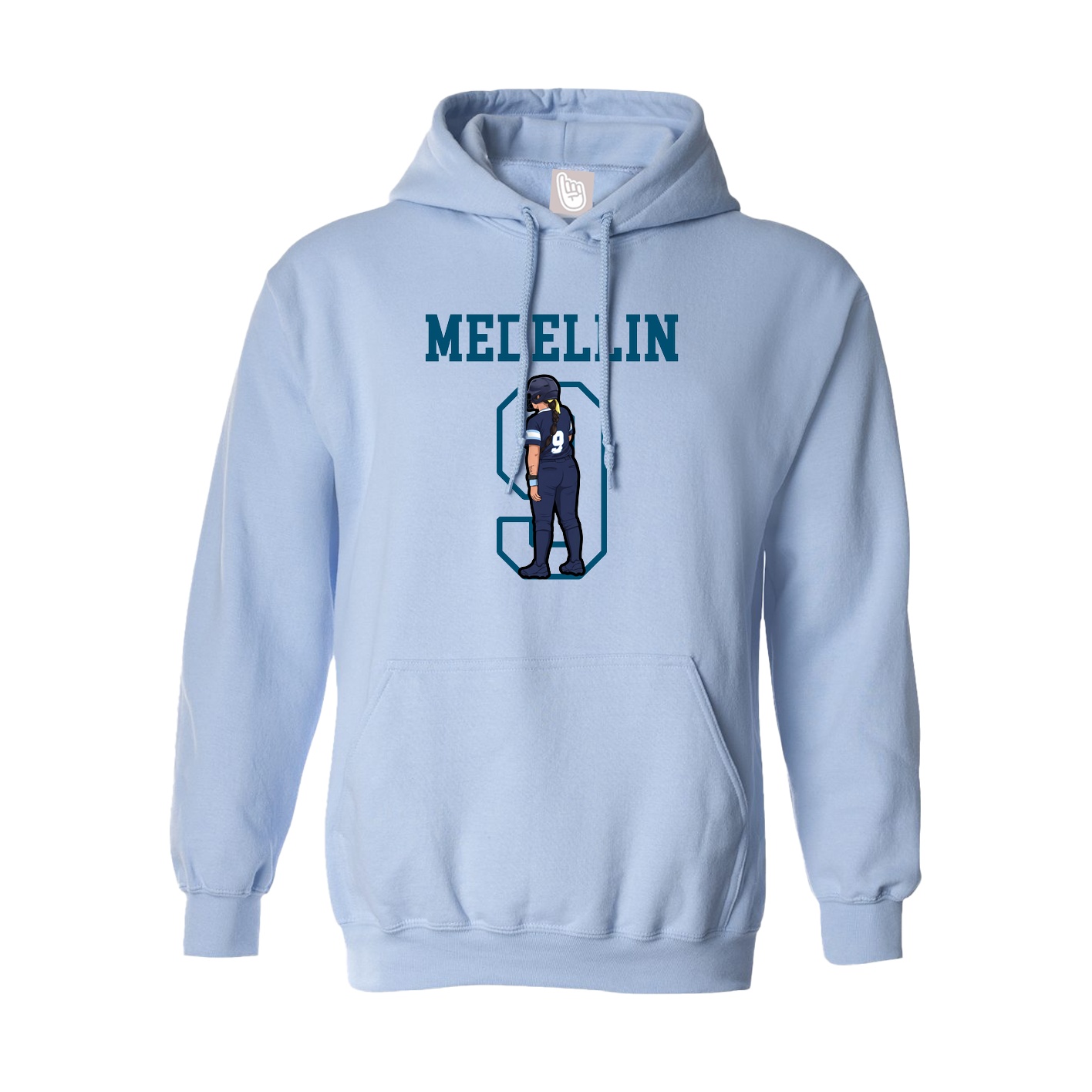Hoodie — Shirsey in Light Blue