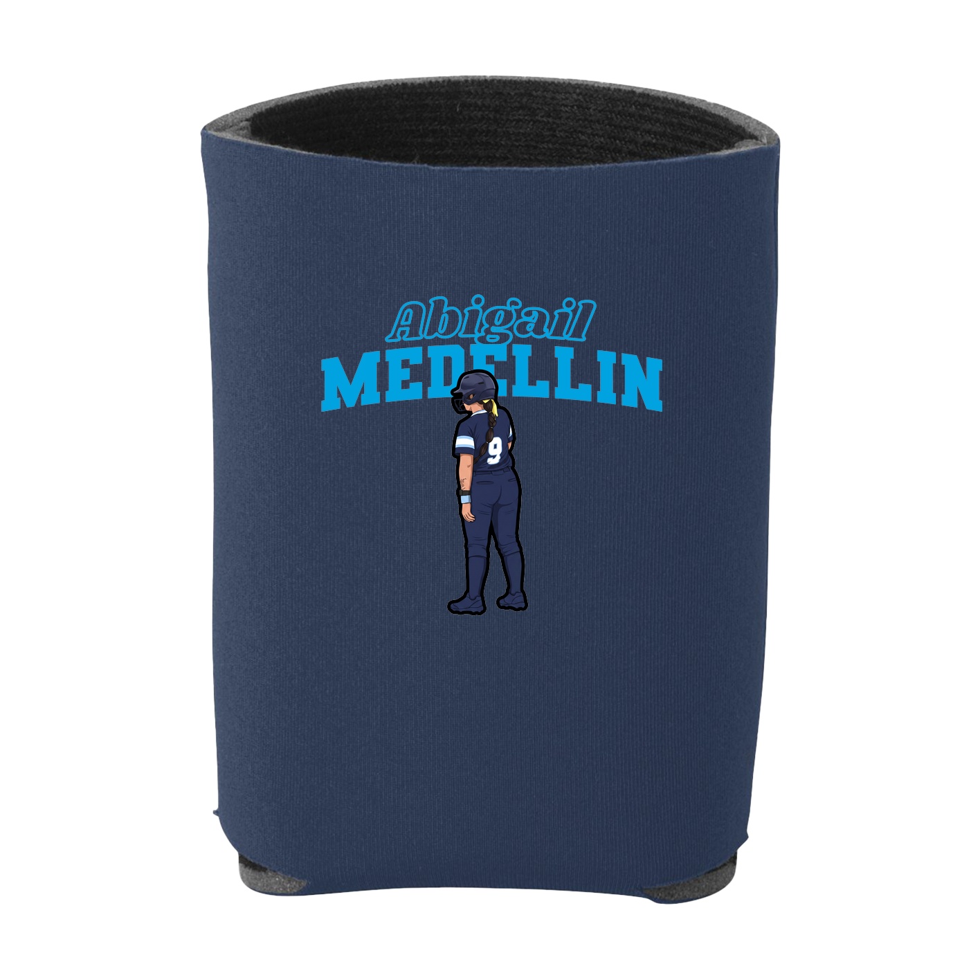 Can Holder — Name Arch in Navy