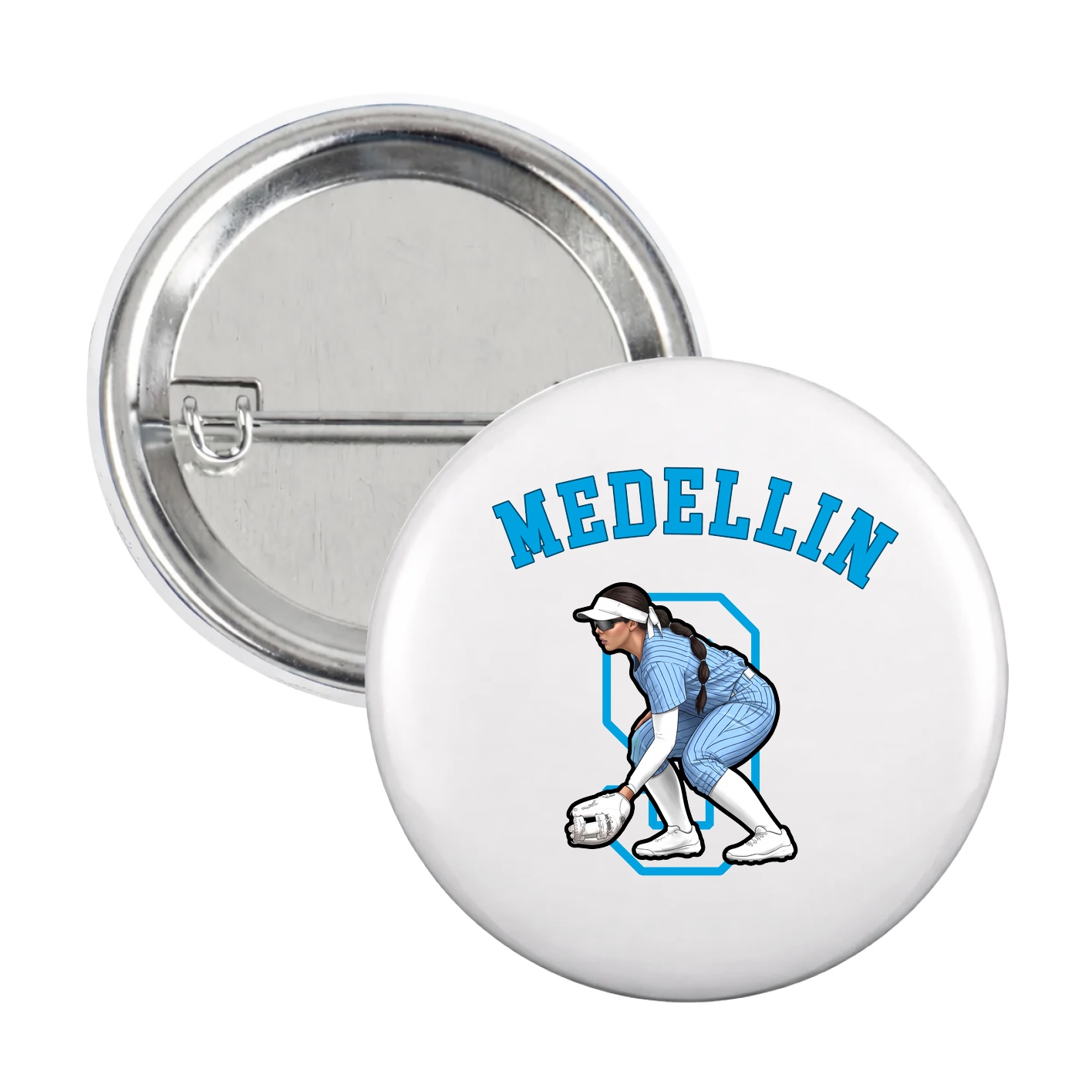 Game Day Button — Shirsey Arch in White
