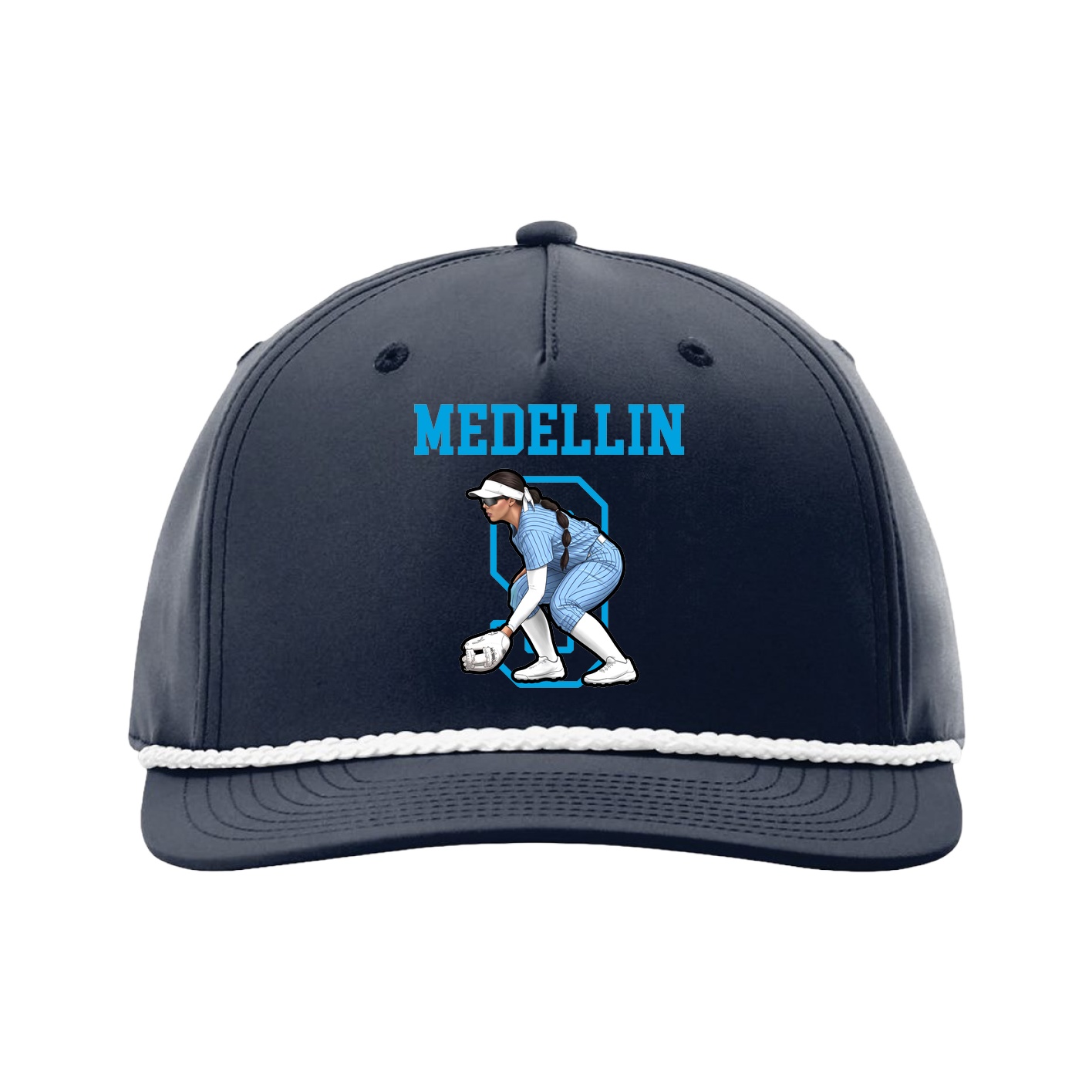 Five-Panel Classic Rope Cap — Shirsey in Navy