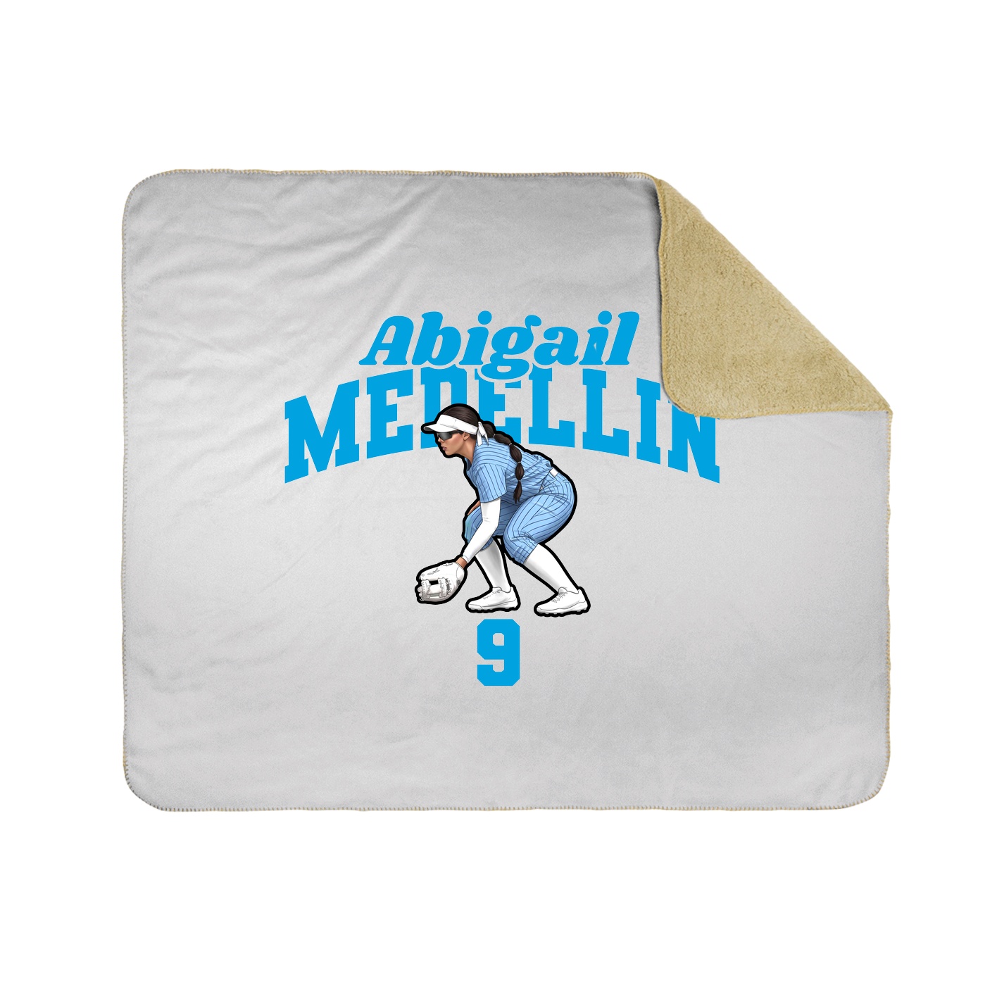 Throw Blanket — Signature Arch in White