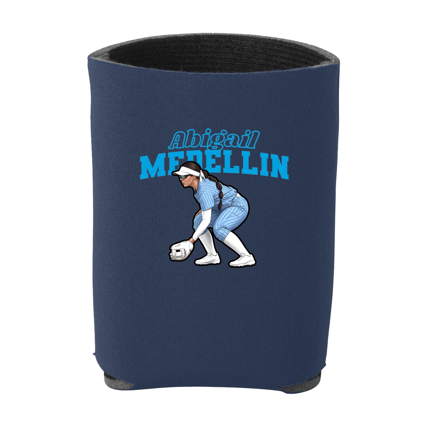 Can Holder — Name Arch in Navy