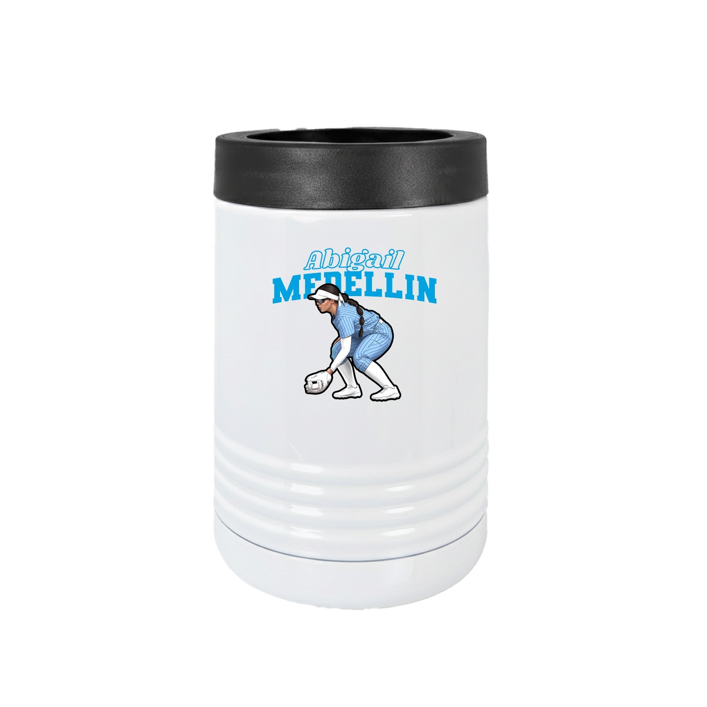 Beverage Holder — Name Arch in White