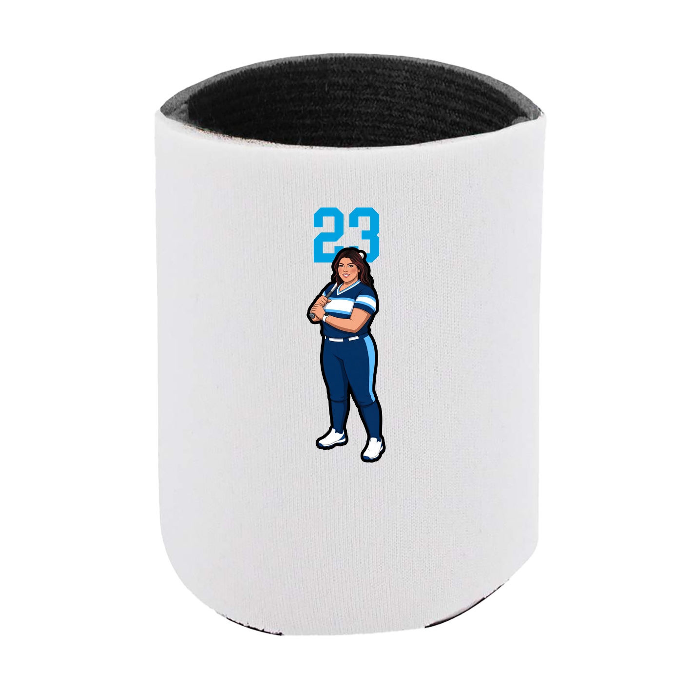 Can Holder — Number Top in White