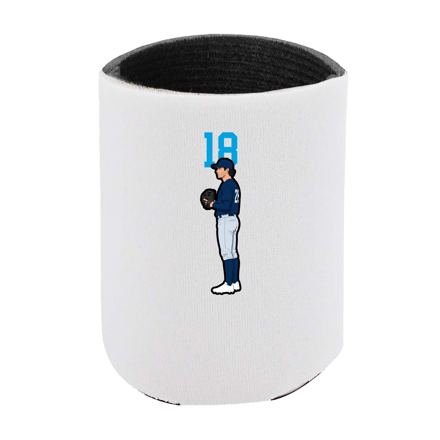 Can Holder — Number Top in White