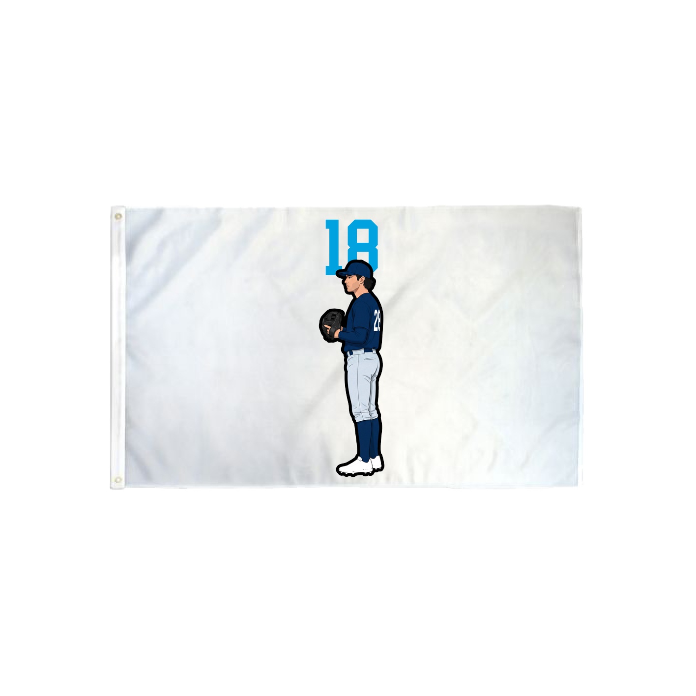 3x5 Flag — Number Top in Classic