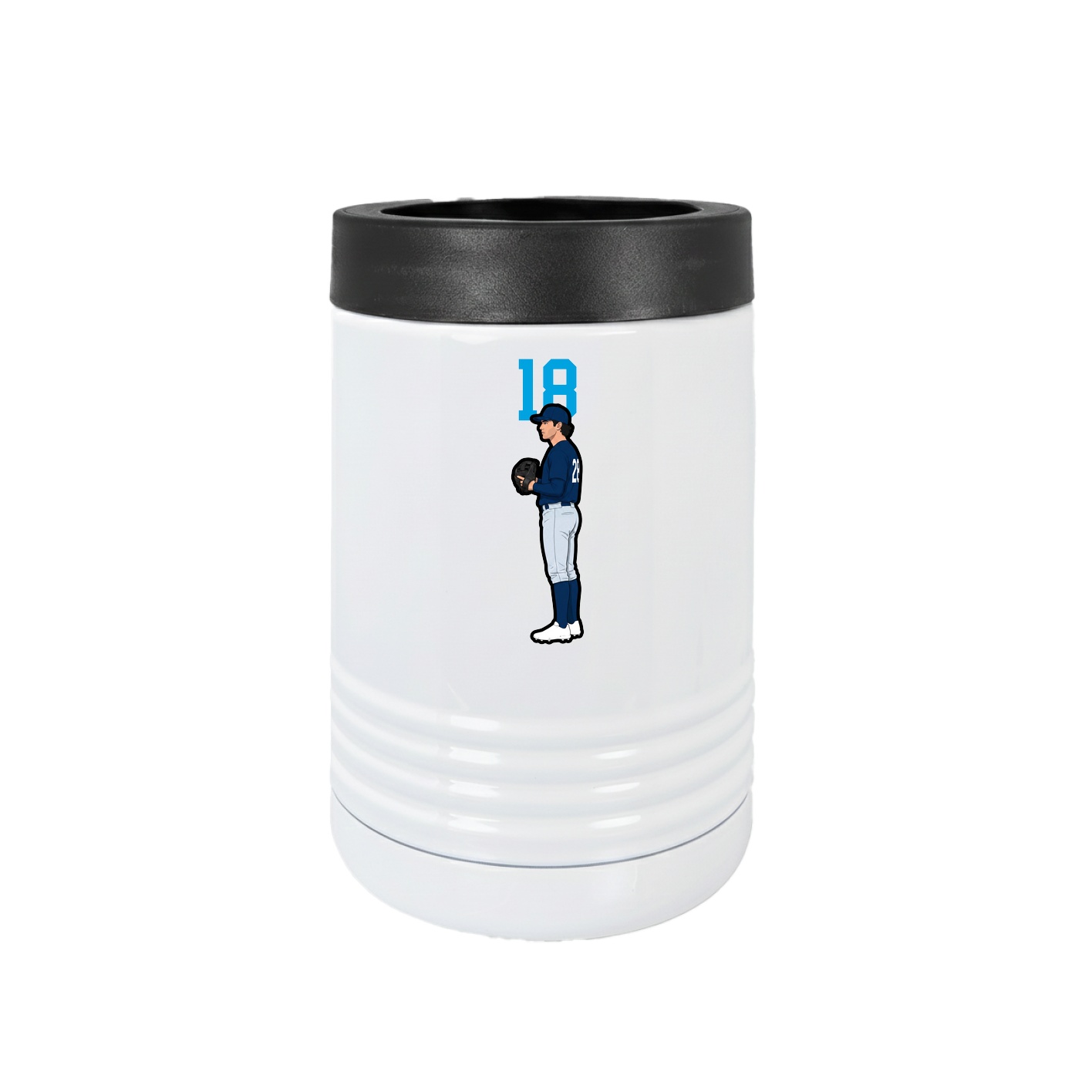 Beverage Holder — Number Top in White