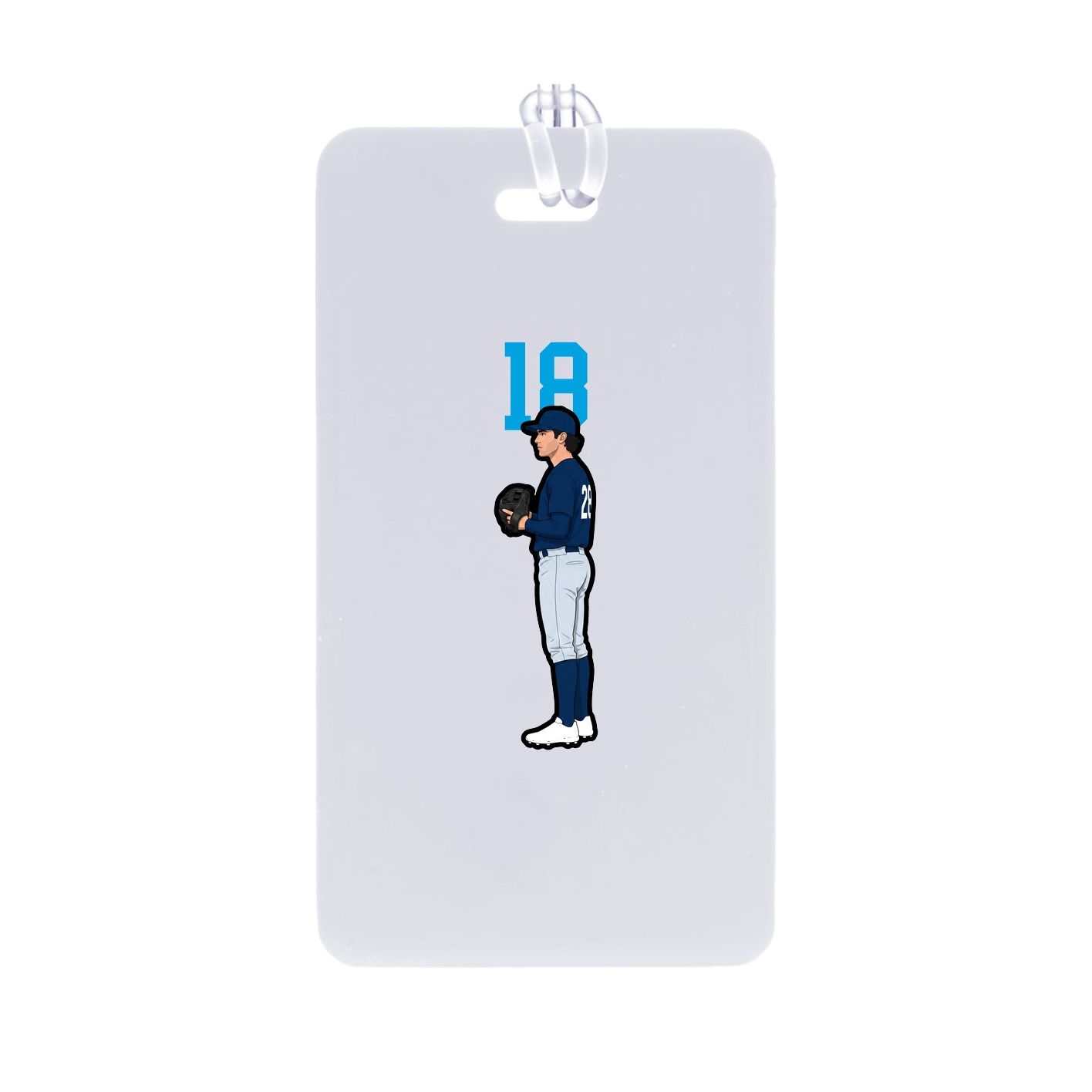 Bag Tag — Number Top in Classic