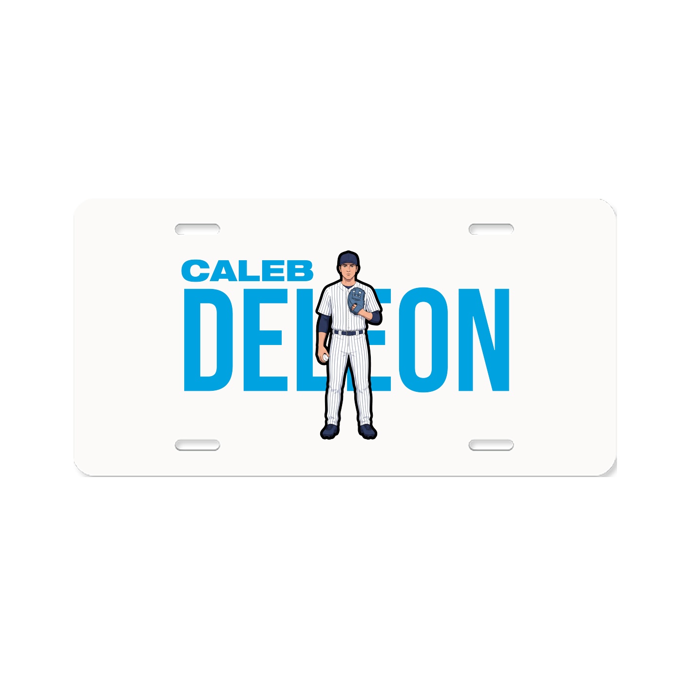 License Plate — Player Name in Classic