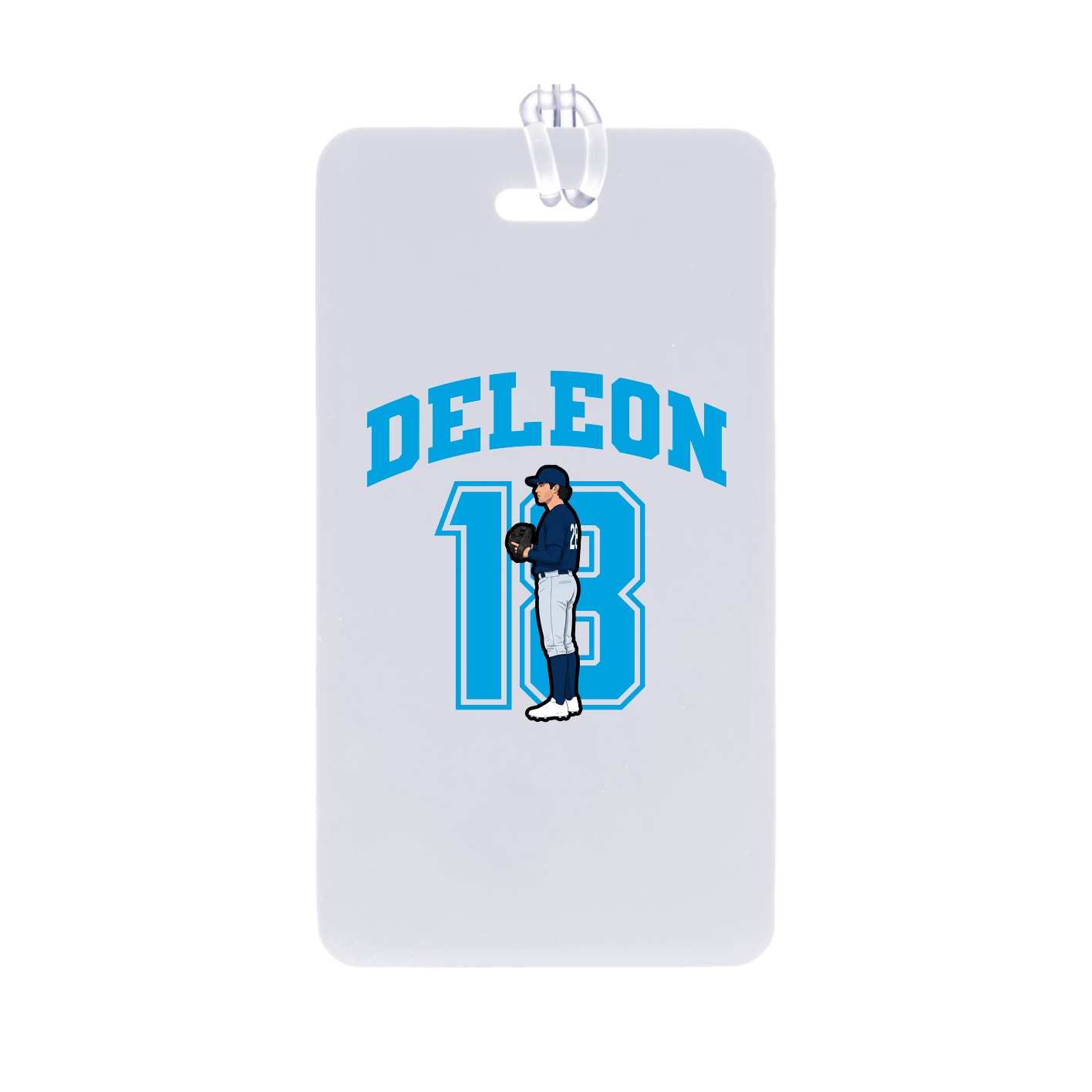 Bag Tag — Number in Classic