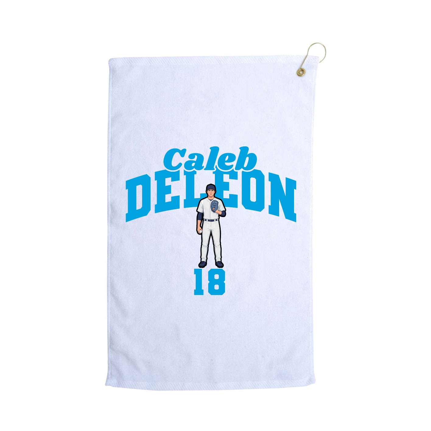 Golf Towel — Signature Arch in White