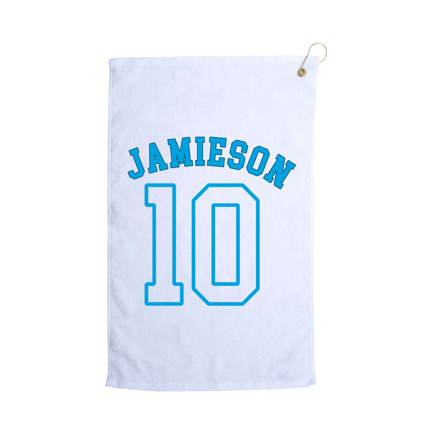 Golf Towel — Shirsey Arch in White