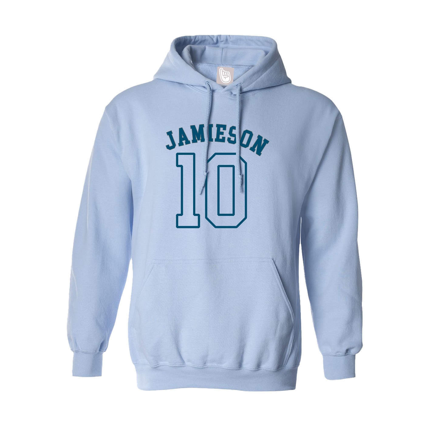 Hoodie — Shirsey Arch in Light Blue
