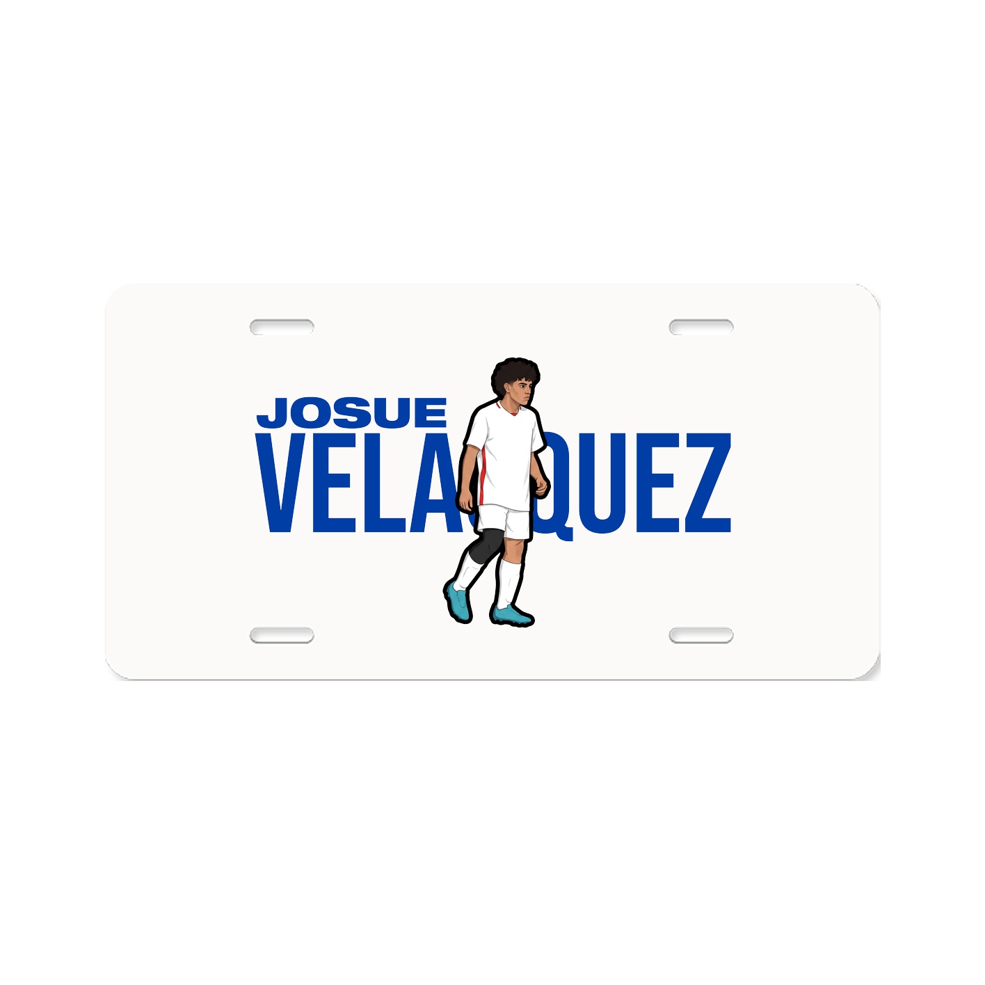 License Plate — Player Name in Classic