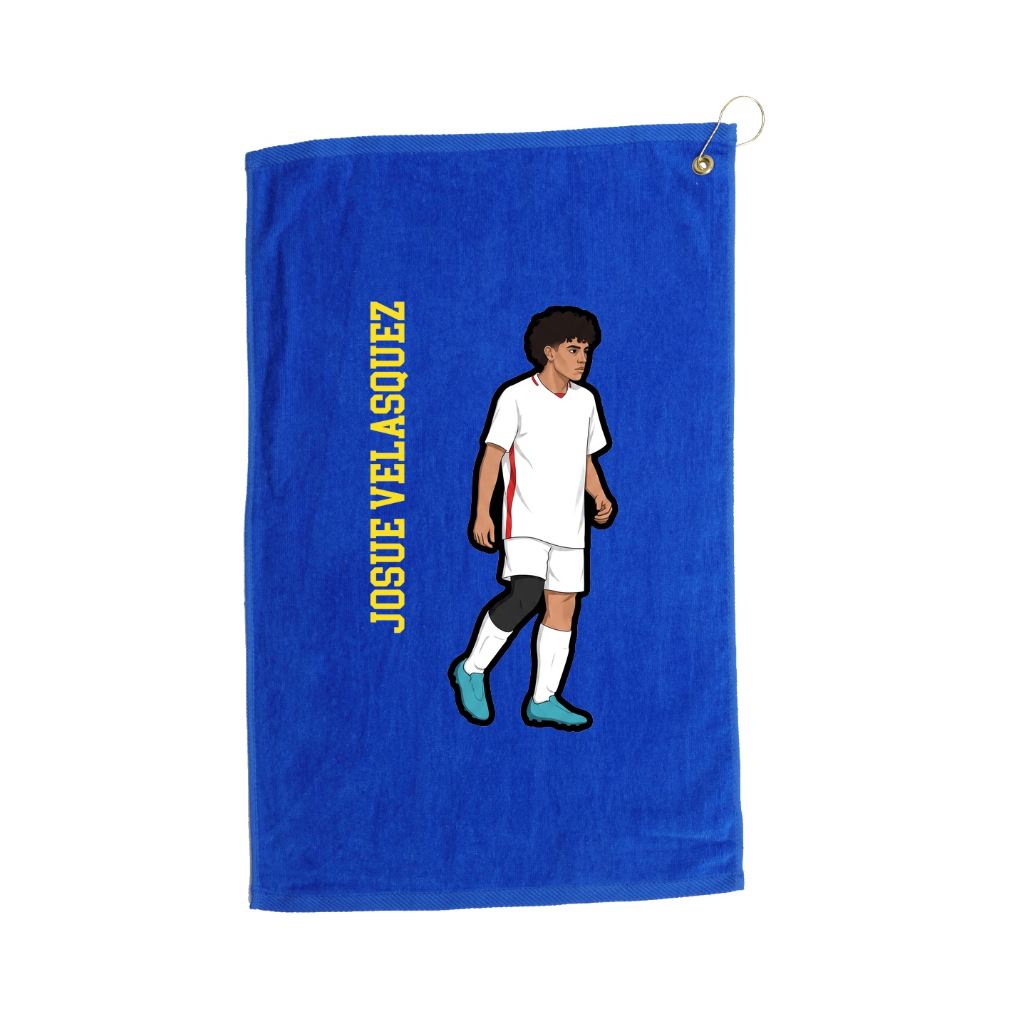 Golf Towel — Name Vertical in Royal