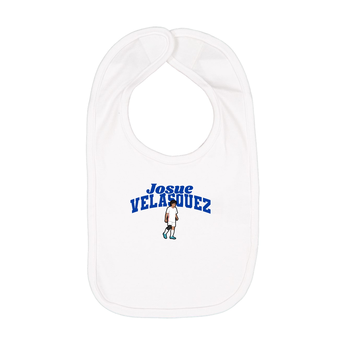 Infant Bib — Signature Arch in White