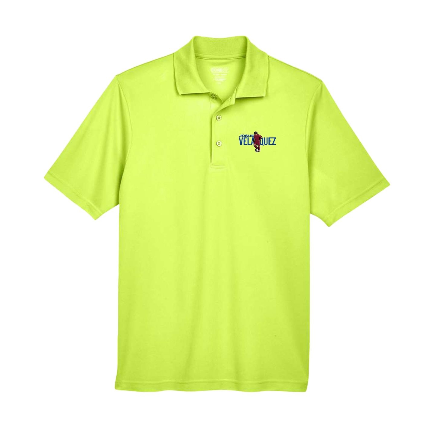 Performance Polo — Player Name in Yellow