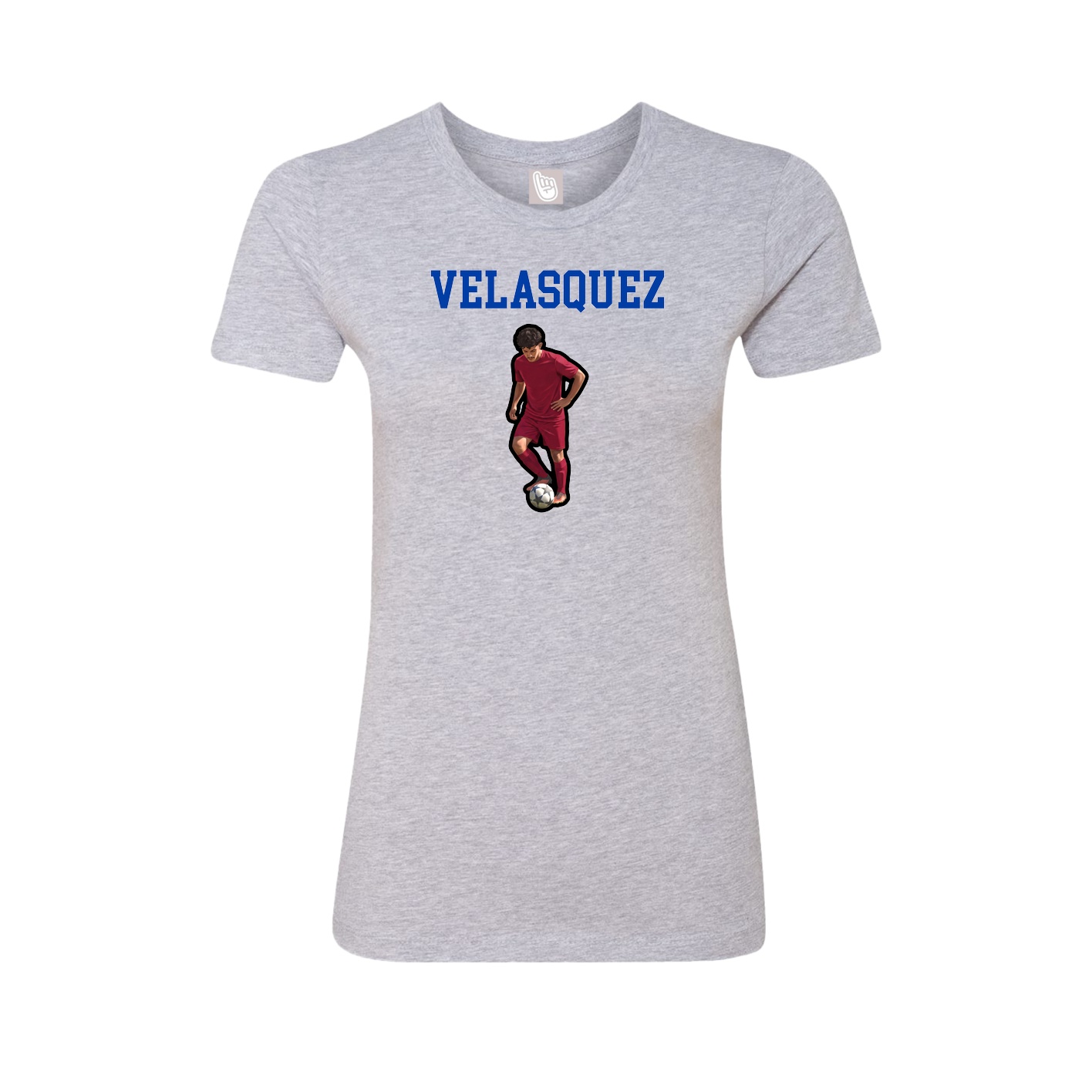 Fitted Women's Tee — Shirsey in Grey