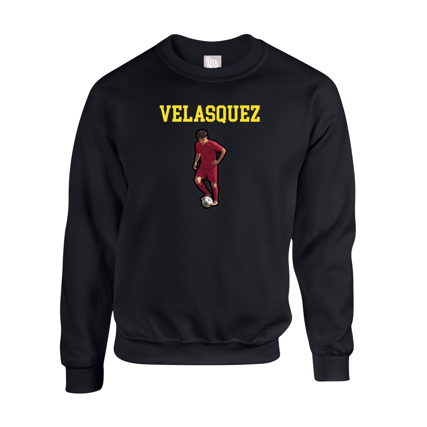Fleece Crew — Shirsey in Black