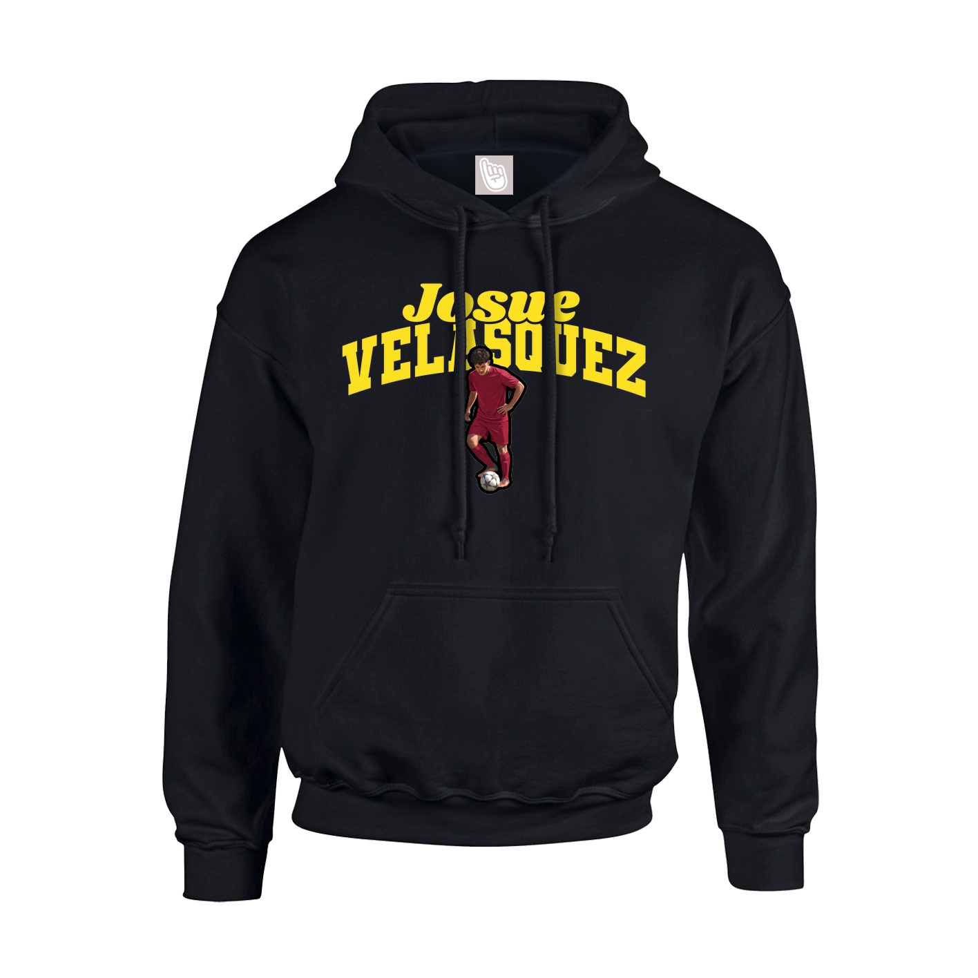 Hoodie — Signature Arch in Black