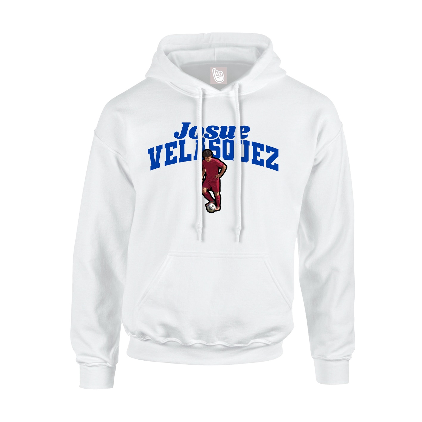 Hoodie — Signature Arch in White