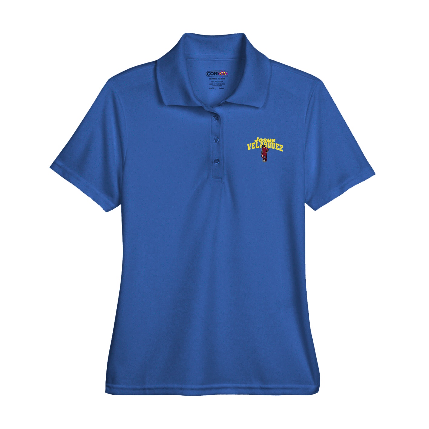 Womens Performance Polo — Signature Arch in Royal