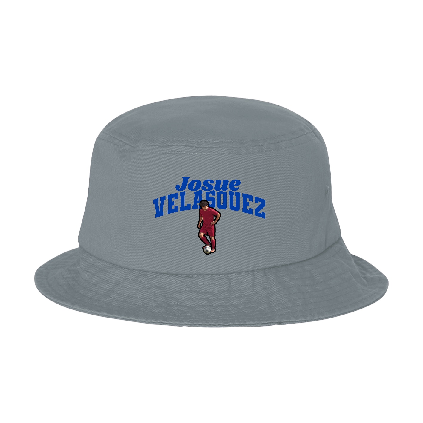 Bucket Cap — Signature Arch in Grey