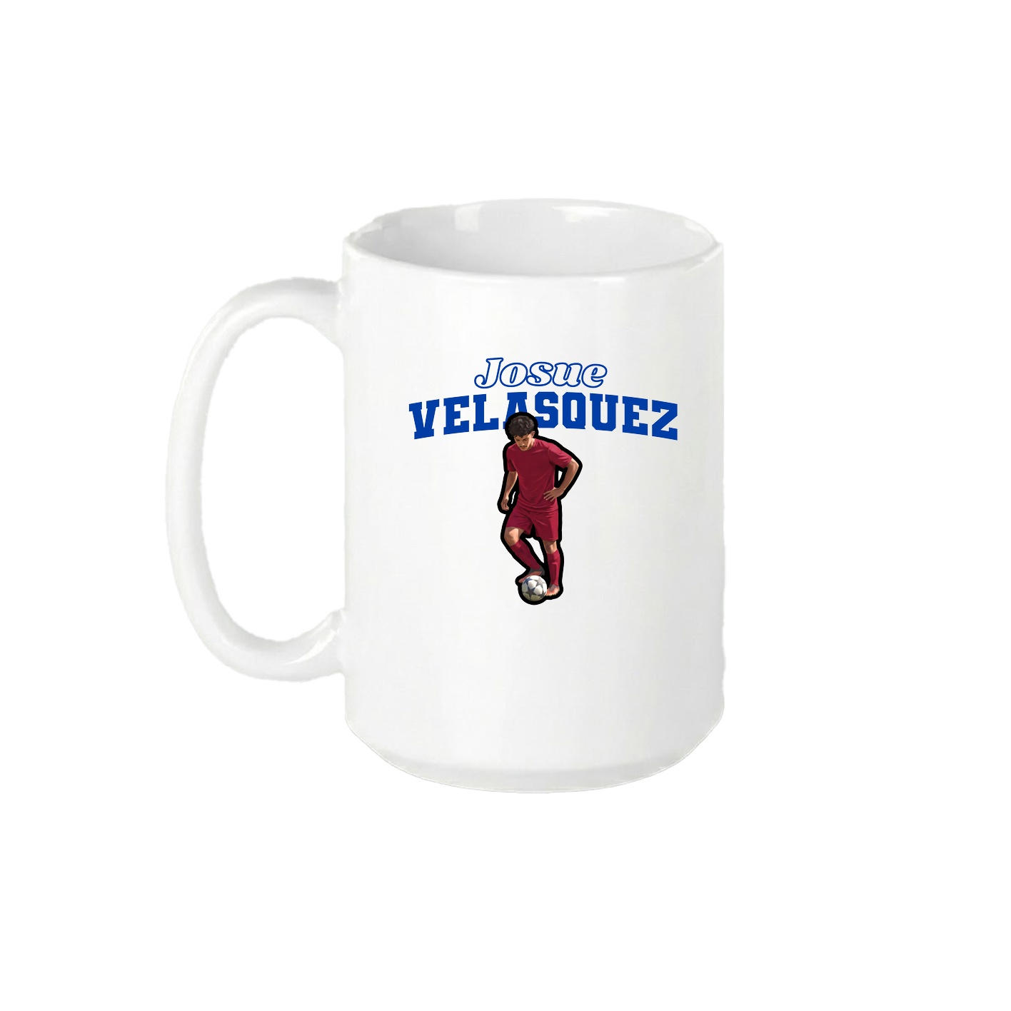 15oz Coffee Mug — Name Arch in White