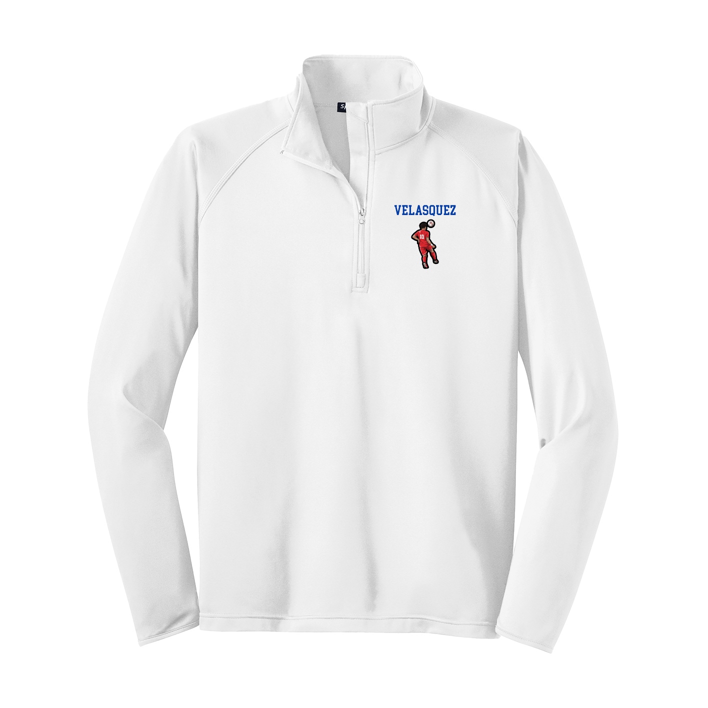 Q-Zip Pullover — Shirsey in White