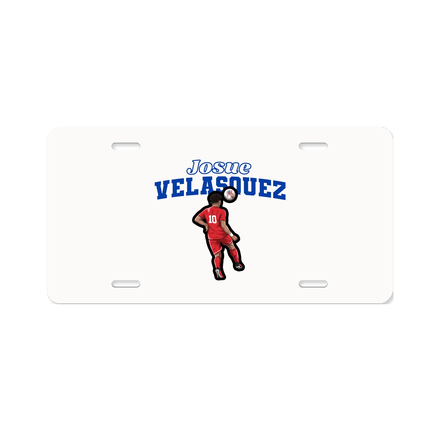 License Plate — Name Arch in Classic