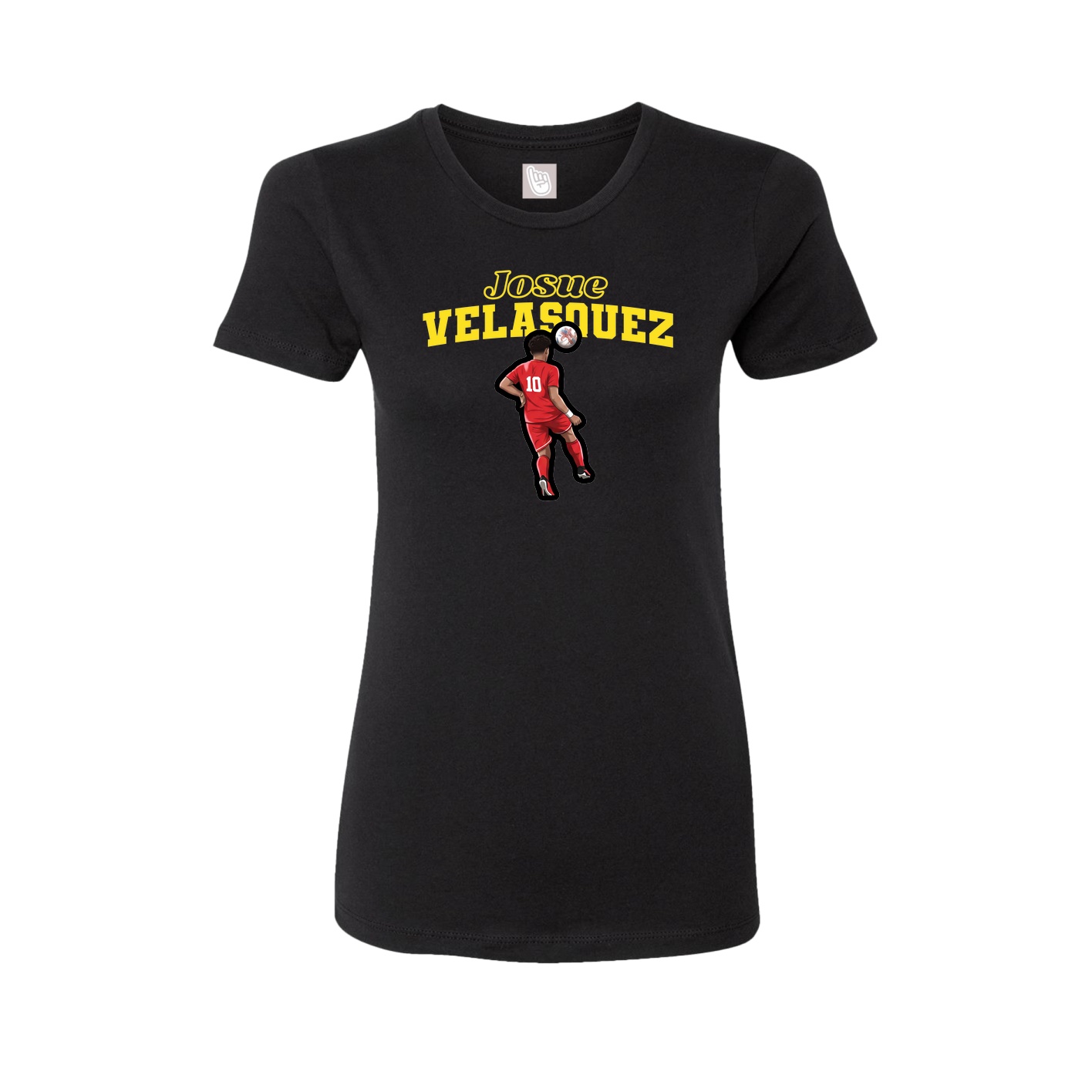 Womens Tee — Name Arch in Black