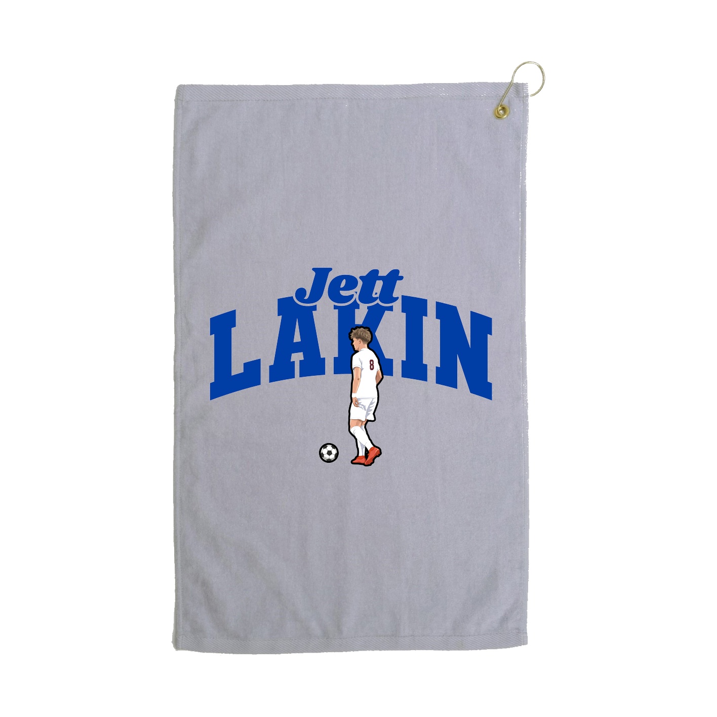 Golf Towel — Signature Arch in Grey