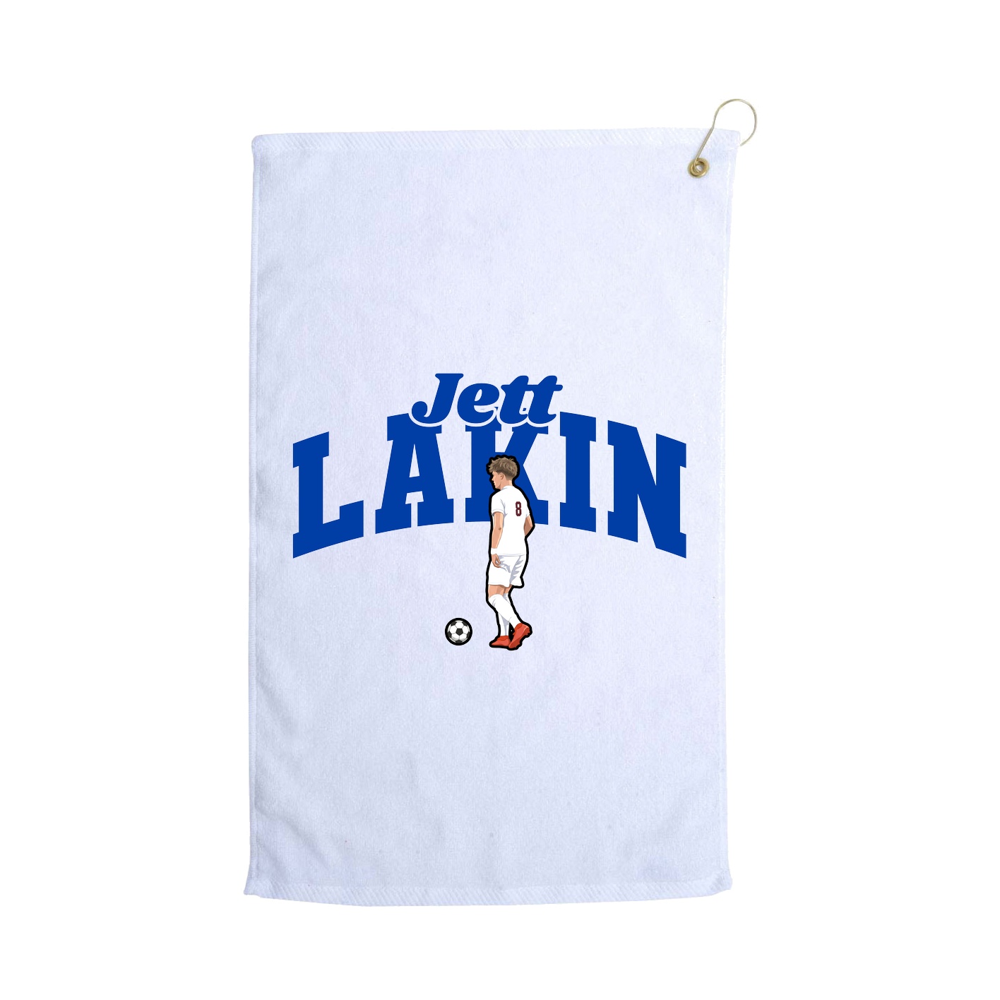 Golf Towel — Signature Arch in White
